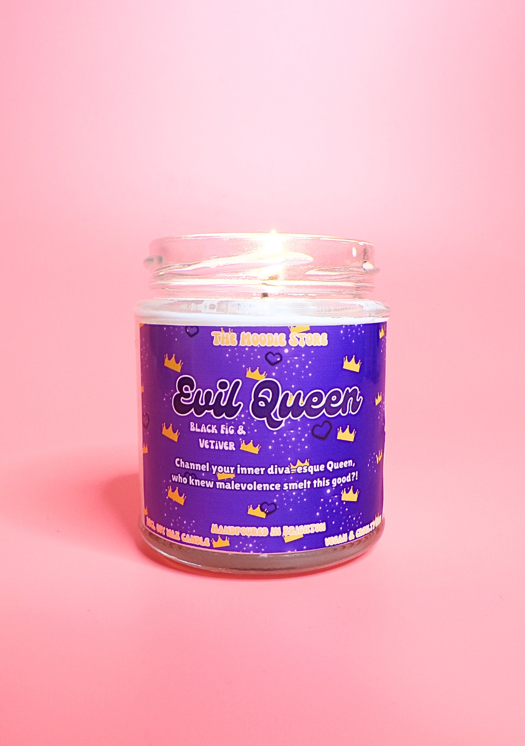 Evil Queen -Black Fig and Vetiver Fragranced Candle