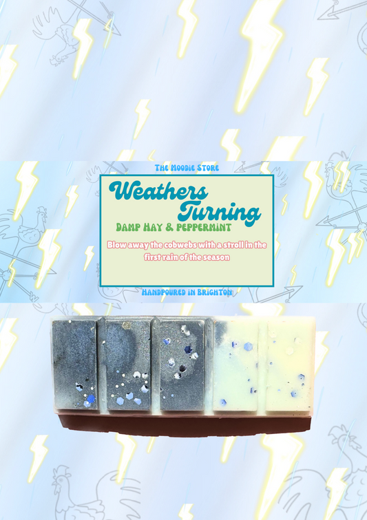 Weather's Turning - Peppermint & Fresh Hay fragranced Snap Bar