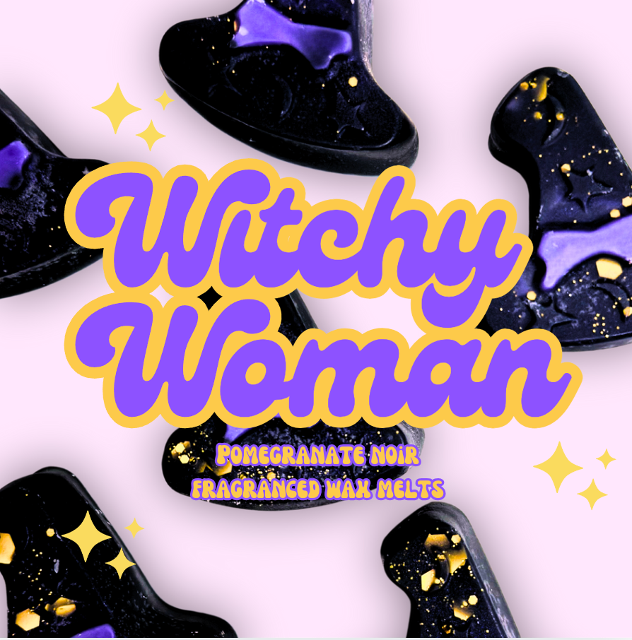 Witchy Woman - Pomegranate Noir Fragranced Witch Hat Wax Melts