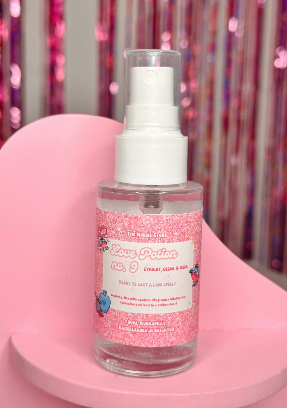 Love Potion Number 9 - Cypriot, Cedar & Musk Fragranced Room Perfume