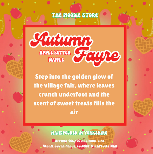 NEW - Autum Fayre - Maple Apple Waffles fragranced Wax Melts