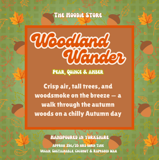 NEW - Woodland Wander - Pear, Quince & Amber fragranced Wax Melts