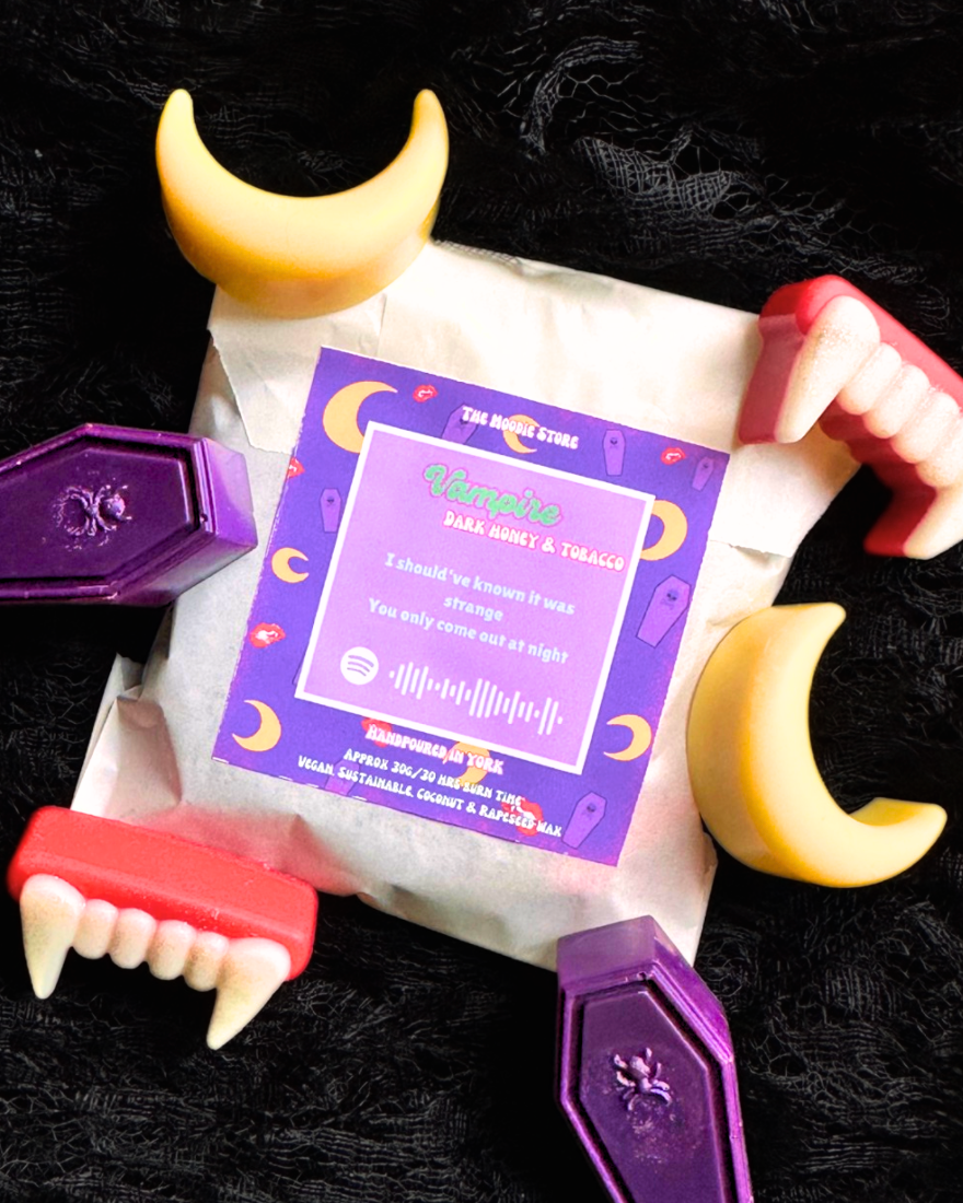 Vampire - Dark Honey & Tobacco Fragranced Vampire themed Wax Melts