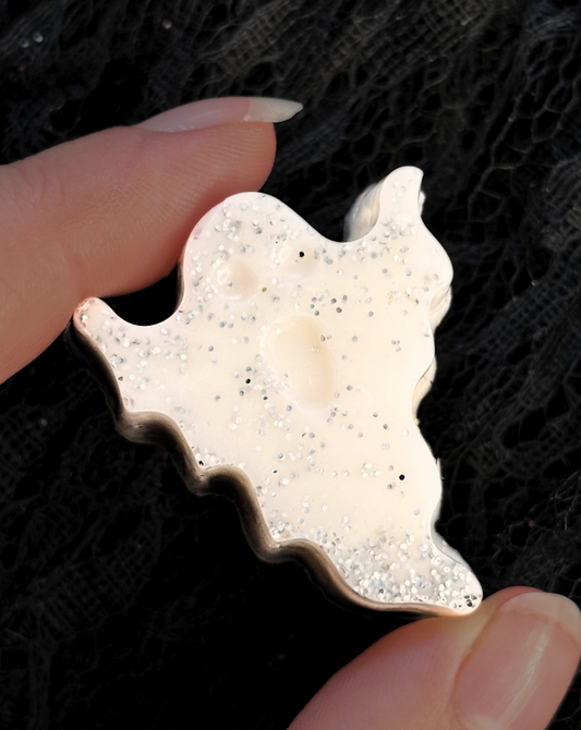 Glitter Ghosties - Warm Vanilla Sugar Fragranced Glitter Ghost Wax Melts