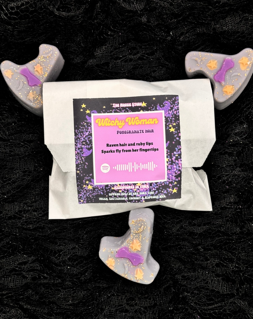 Witchy Woman - Pomegranate Noir Fragranced Witch Hat Wax Melts