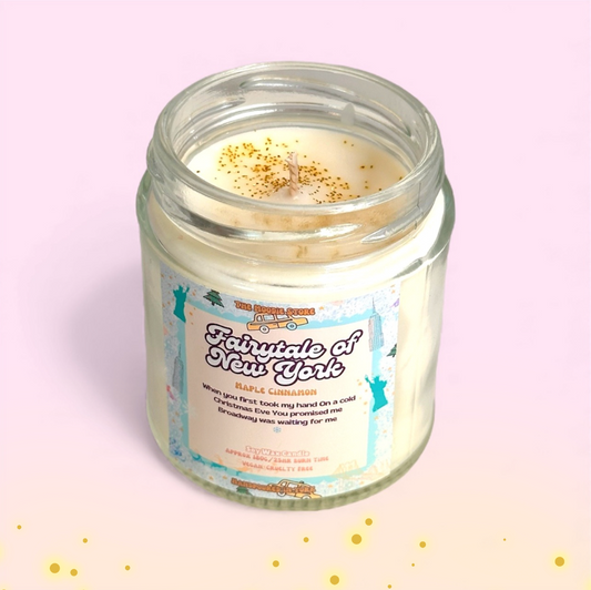 Fairytale of New York - Soy Wax Jar candle - Maple Cinnamon