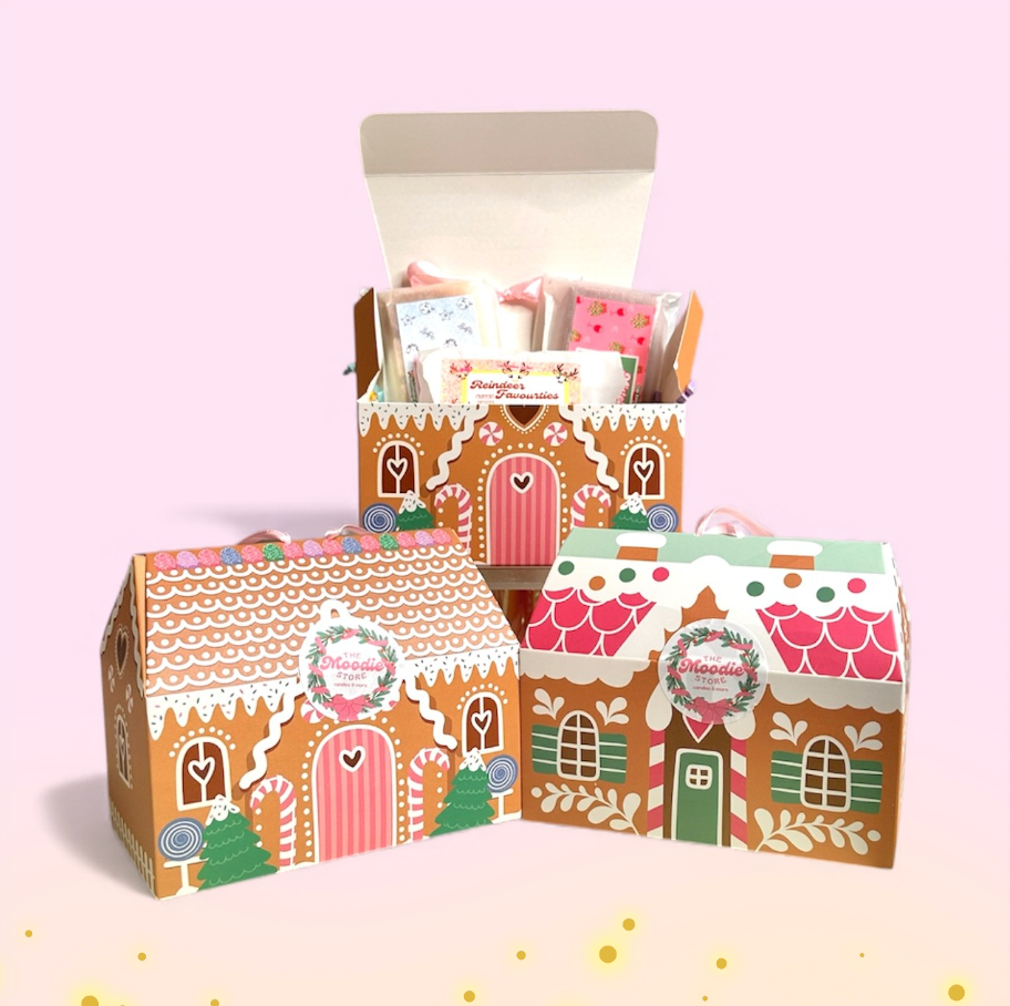 Mystery Wax Melt Gingerbread House - Three Wax Melt Selection In Gift Box
