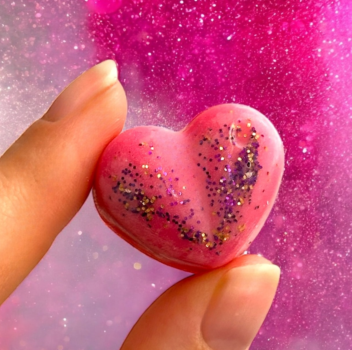 Sugarplum Fairy - Frosted Plum Fragrance Vegan Wax Melt Hearts