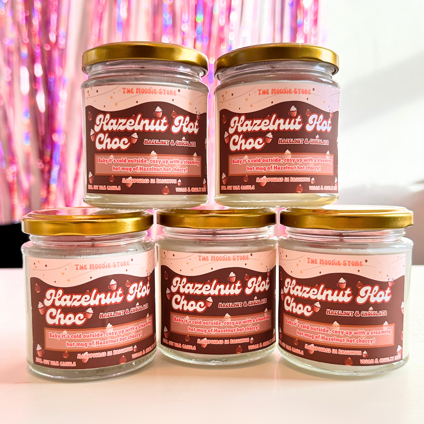 Hazelnut Hot Chocolate Fragranced Soy Wax Candle