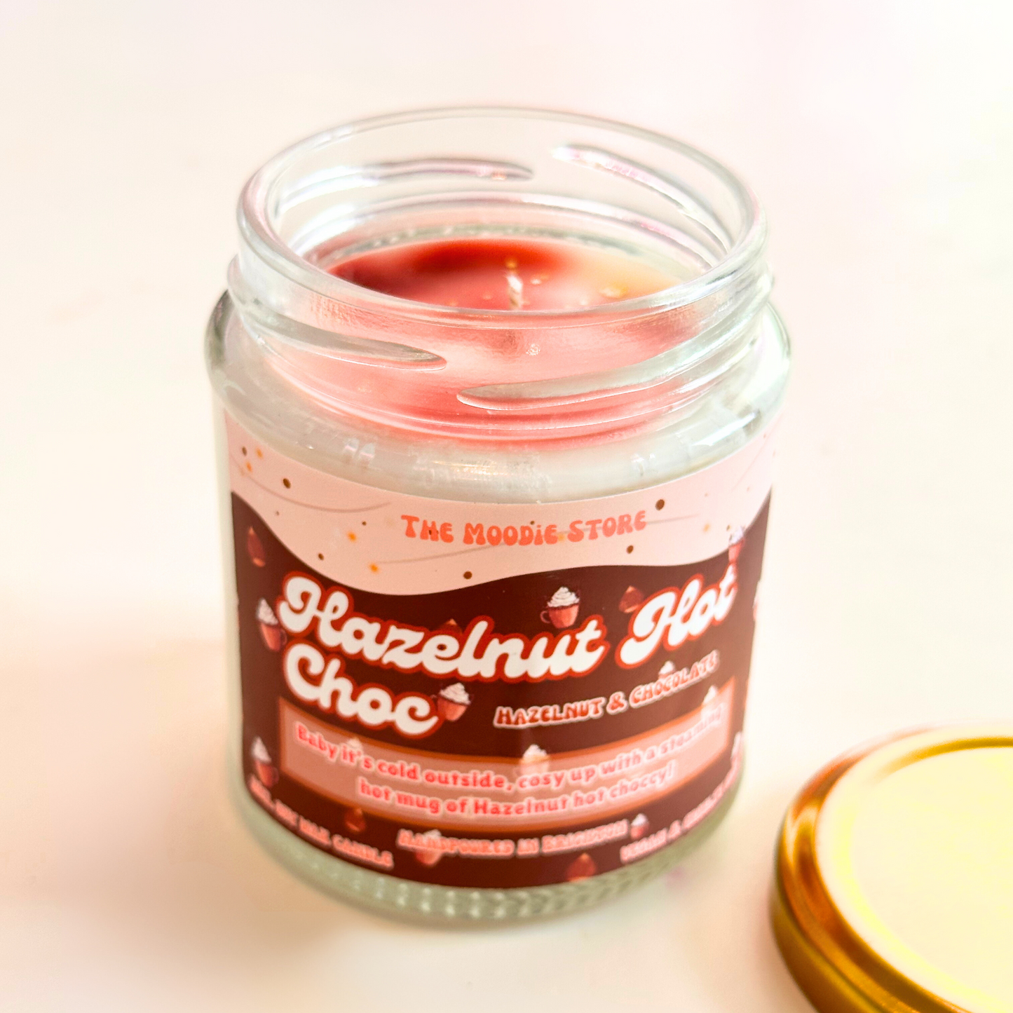 Hazelnut Hot Chocolate Fragranced Soy Wax Candle