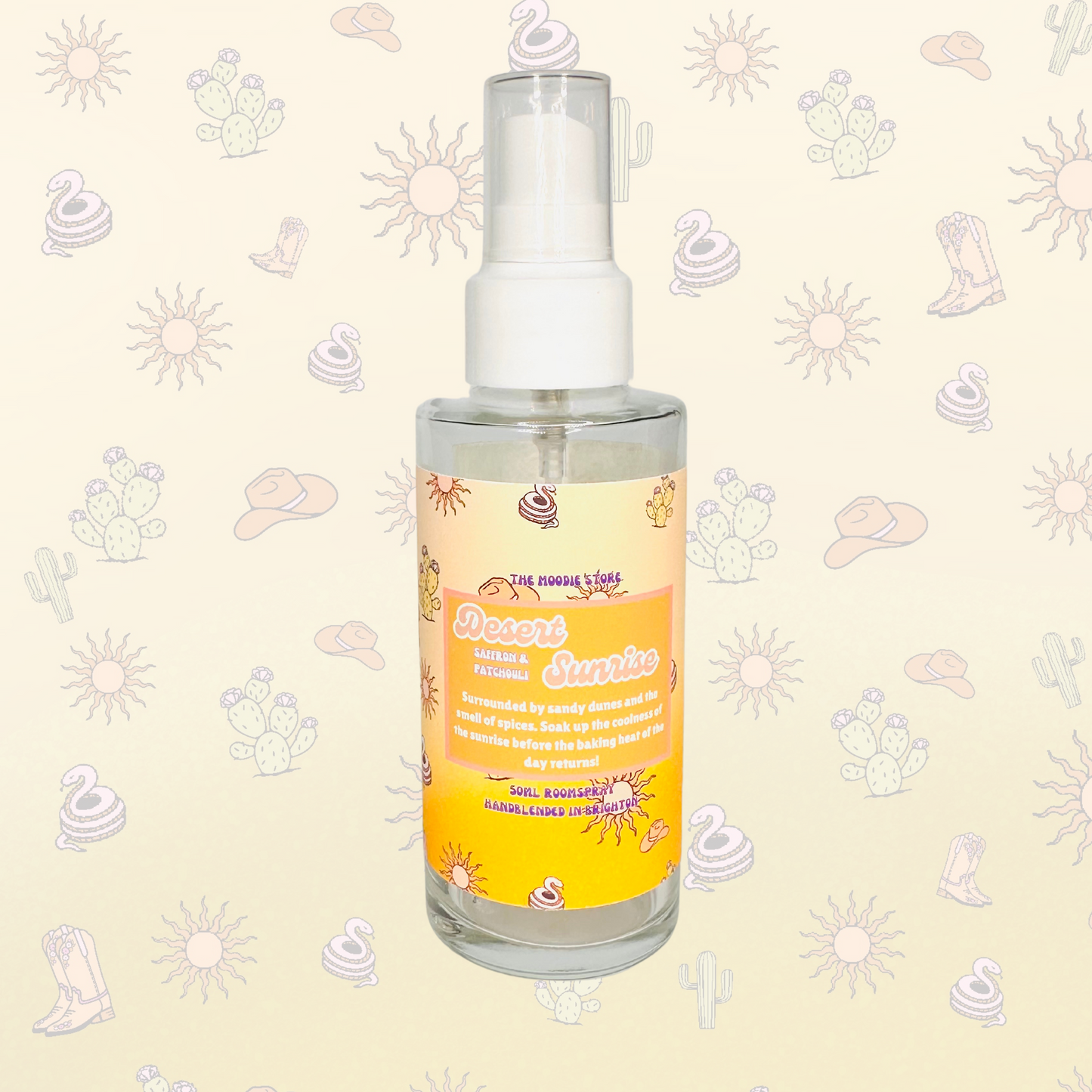 Desert Sunrise - Saffron & patchouli fragranced Room Spray