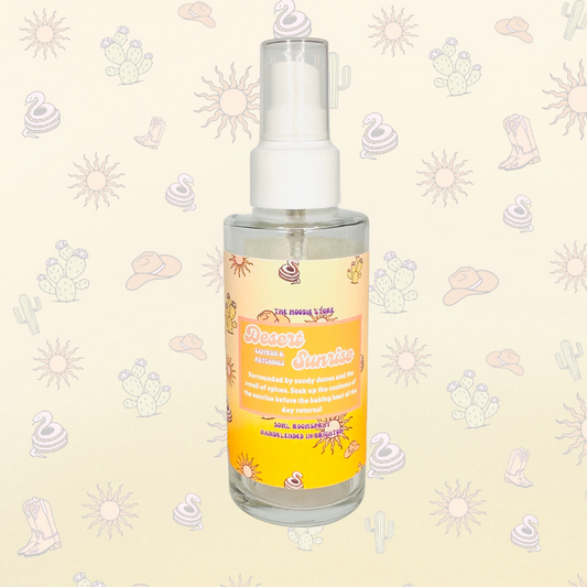Desert Sunrise - Saffron & patchouli fragranced Room Spray - J