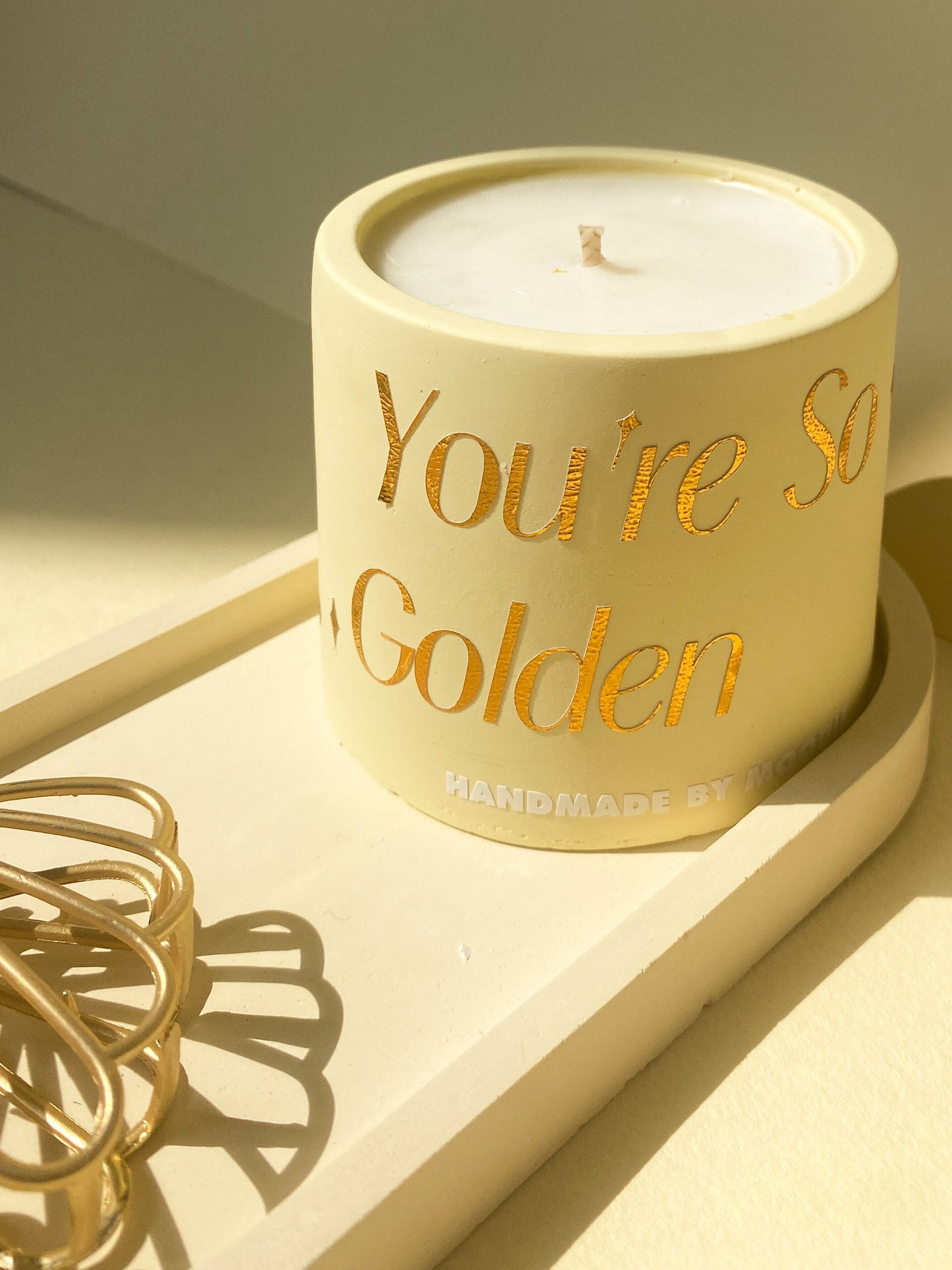 Super Seconds - You're so Golden Premium Soy Blend Candle - WAS £16 NOW £9 - 43% OFF