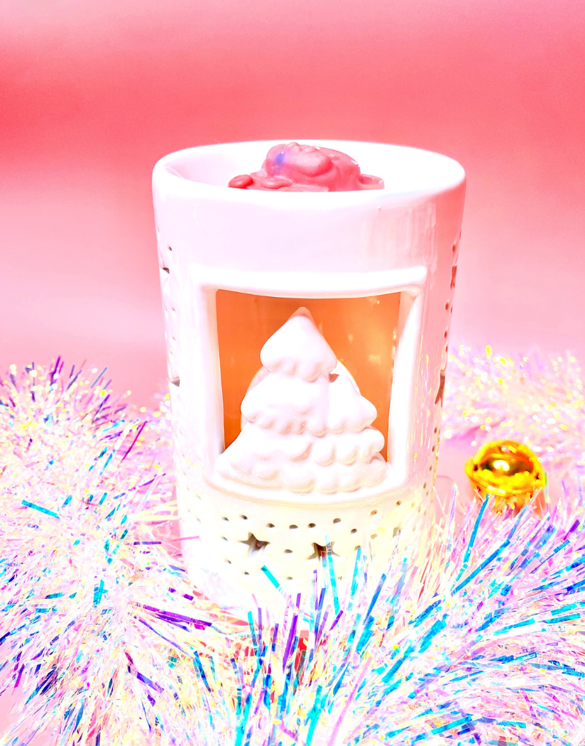 Starry Christmas Tree Ceramic Wax Burner