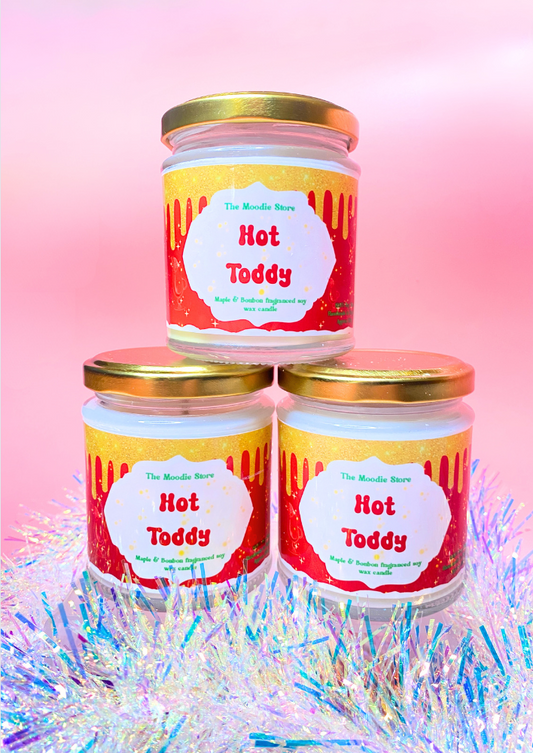 Hot Toddy Soy Wax Jar candle - Bourbon & Maple Syrup