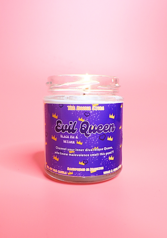 Evil Queen -Black Fig and Vetiver Fragranced Candle