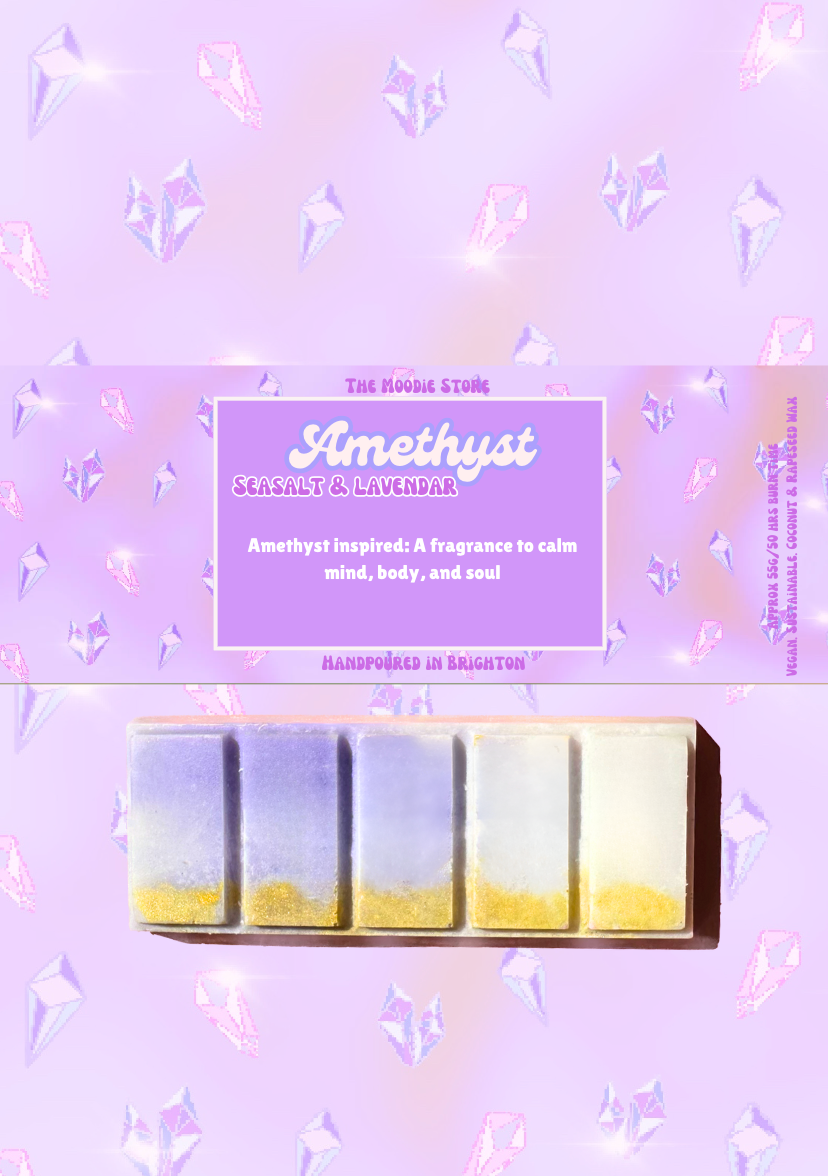 Amethyst - Lavender & Seasalt fragranced Snap Bar