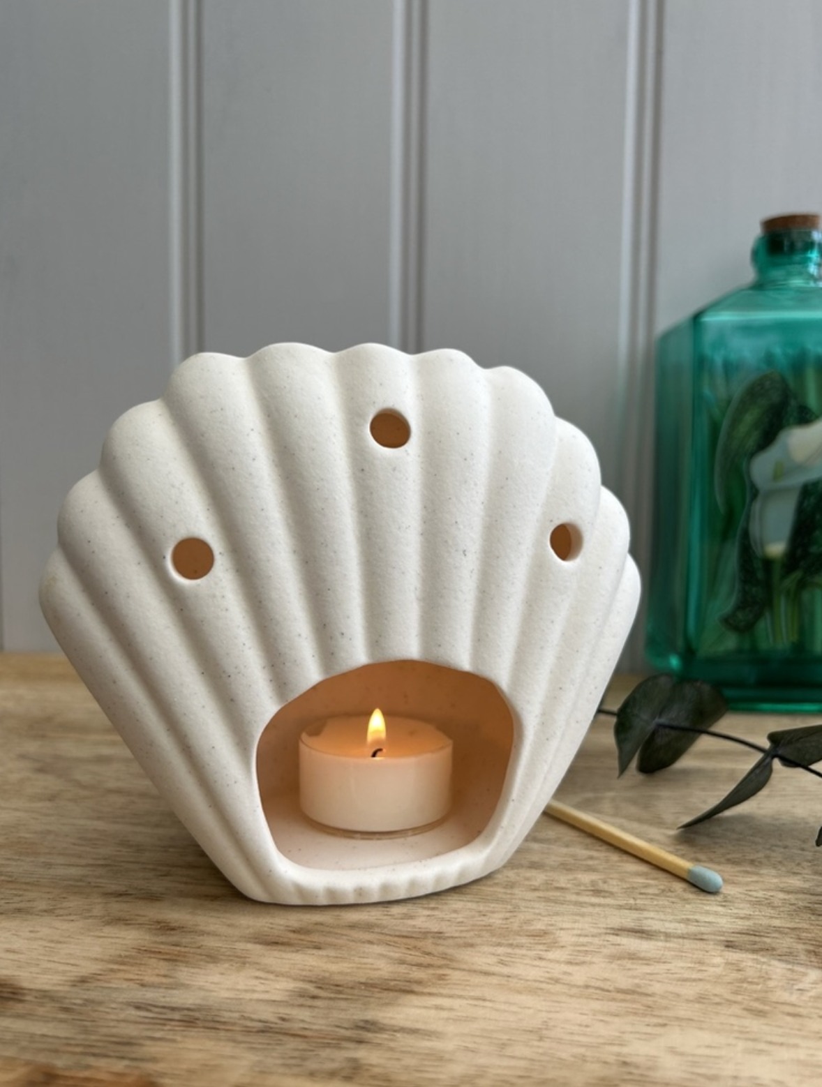 Seashell Ceramic Wax Melter