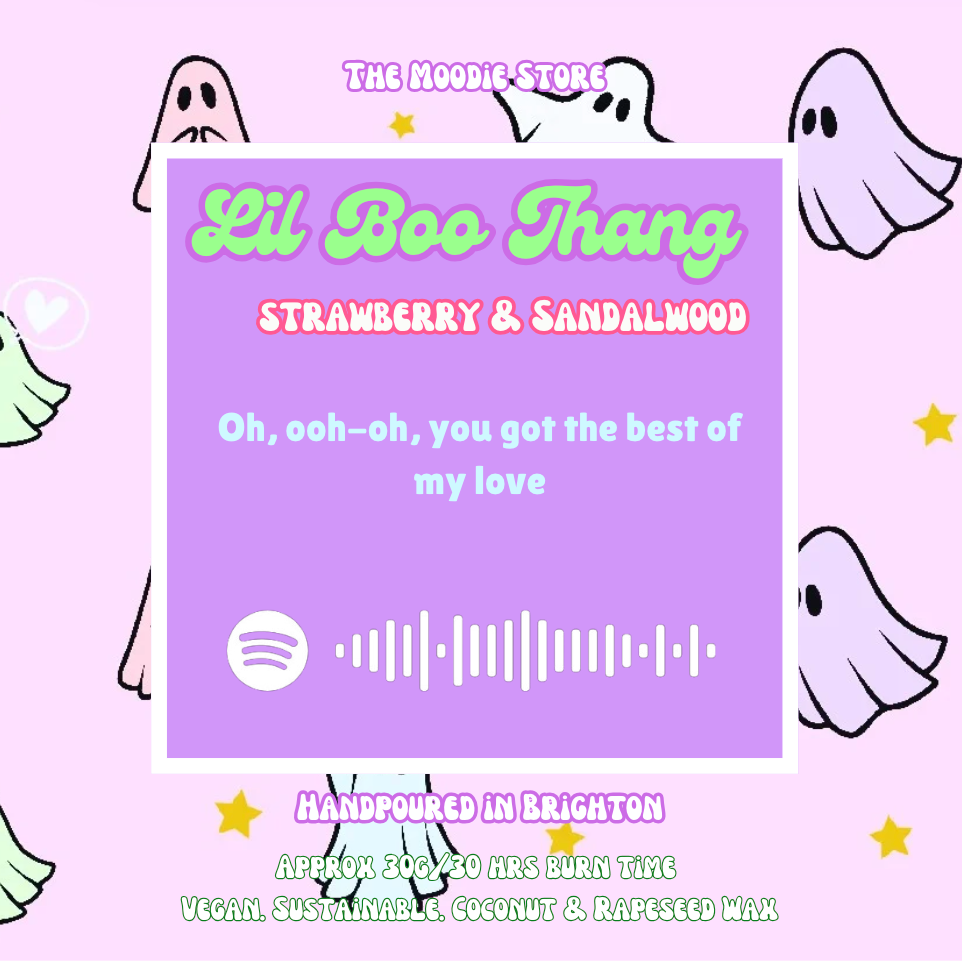 Lil' Boo Thang - Strawberry & Sandalwood Fragranced Ghost Wax Melts