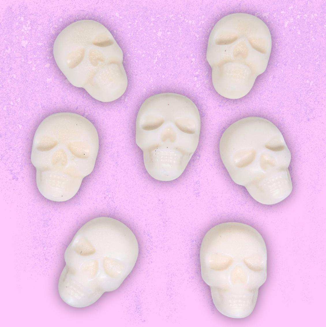 Spooky Scary Skeletons - Vanilla Buttercream Fragranced Skull Wax Melts