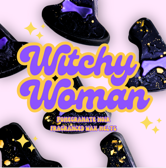 Witchy Woman - Pomegranate Noir Fragranced Witch Hat Wax Melts