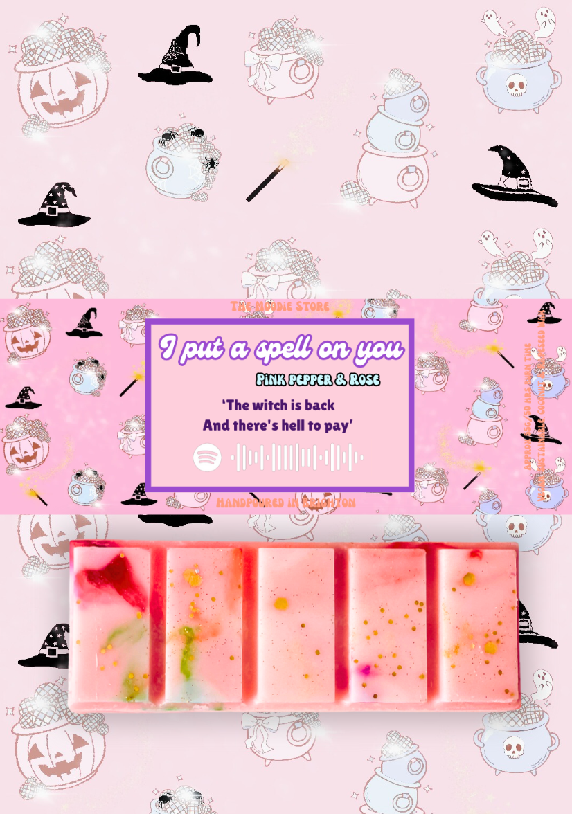 I put a spell on you- Pink Pepper & Rose Fragranced snap bar