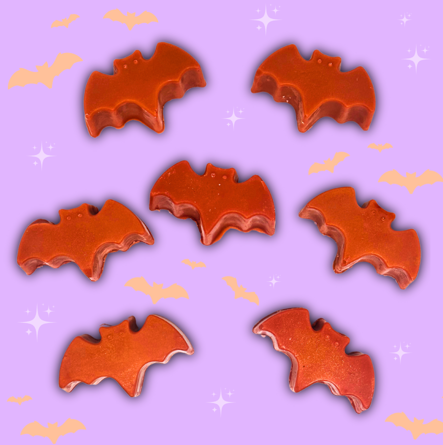 Bling Bats (out of hell) - Maple & Bourbon Fragranced Bat themed Wax Melts