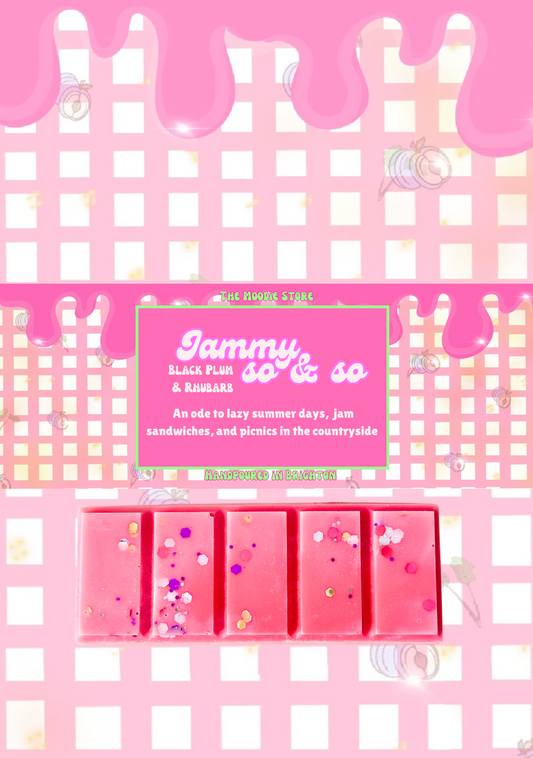 Jammy so & so - Black Plum and Rhubarb fragranced Snap Bar