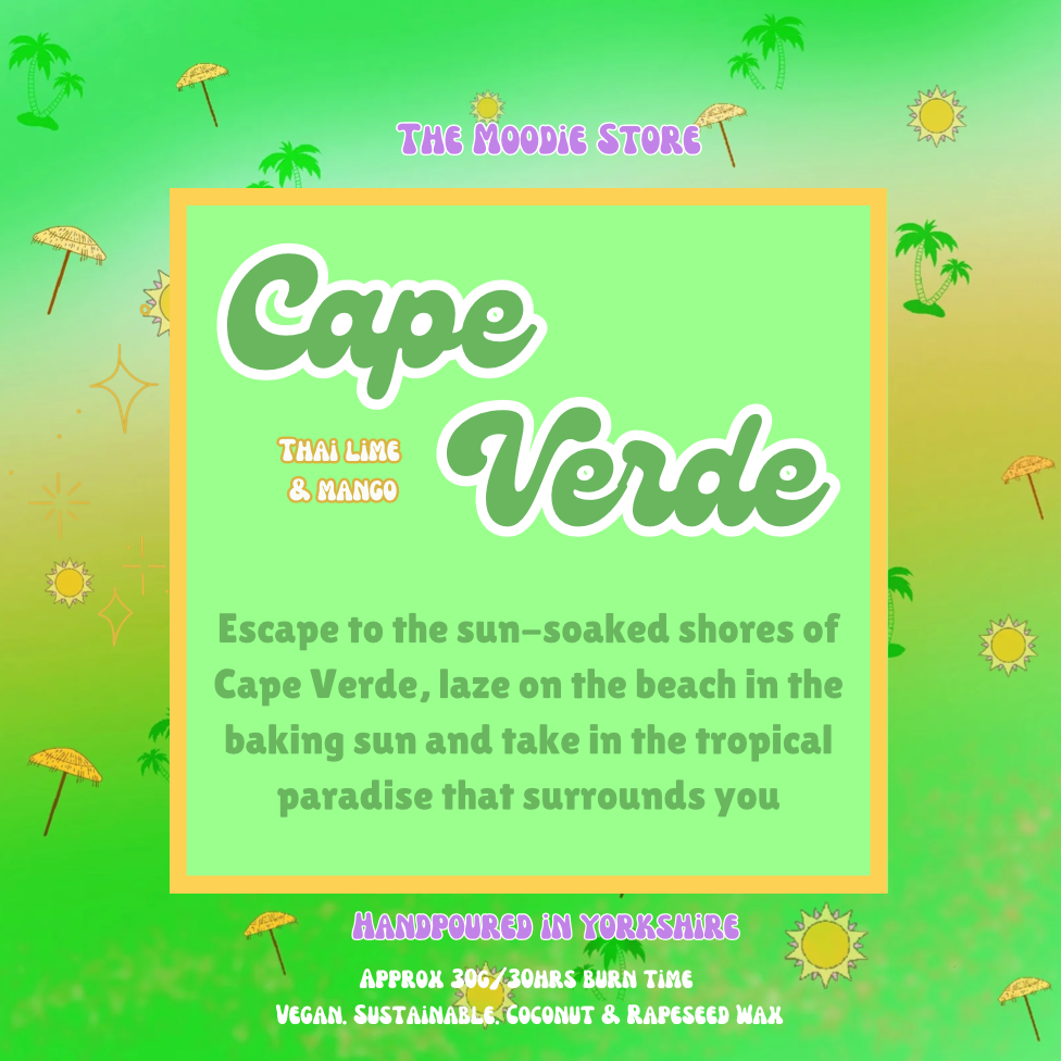 Cape Verde - Thai Lime & Mango fragranced Shell Wax Melt