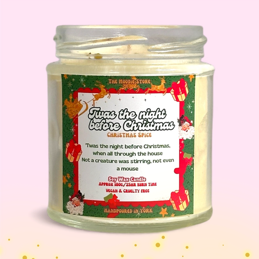 Twas The Night Before Christmas - Soy Wax Jar Candle - Christmas Spice
