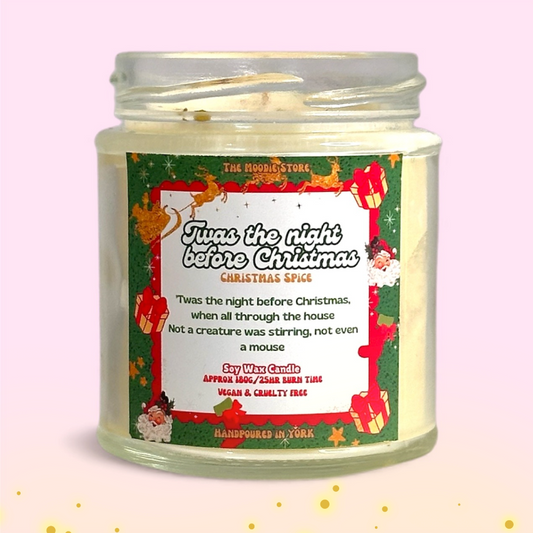 Twas The Night Before Christmas - Soy Wax Jar Candle - Christmas Spice