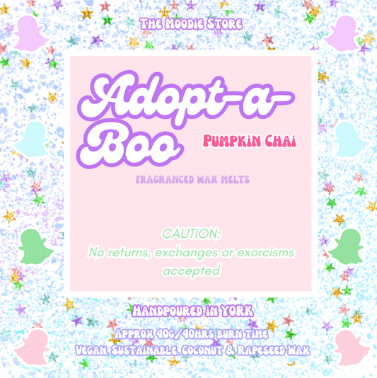 Adopt a Boo - Pumpkin Chai Fragranced Ghost Wax Melts