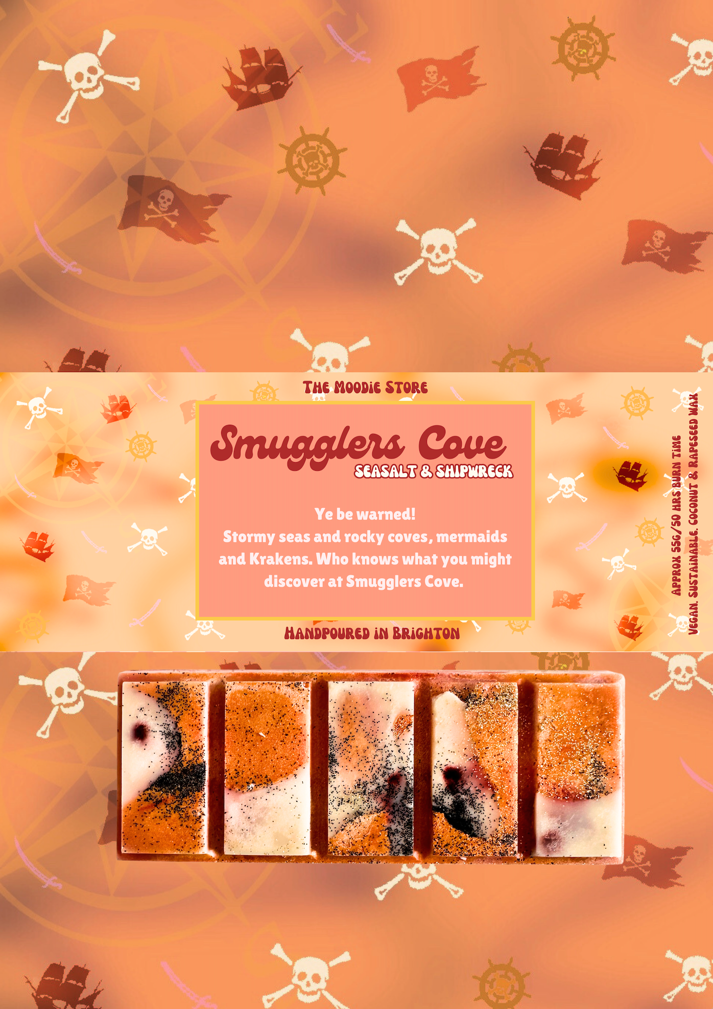 Smugglers Cove - Seasalt & Shipwreck fragranced snap bar