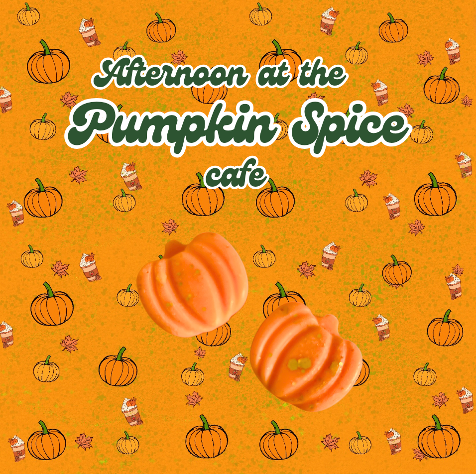 Afternoon at the Pumpkin Spice Cafe - Glitter Pumpkin wax melts