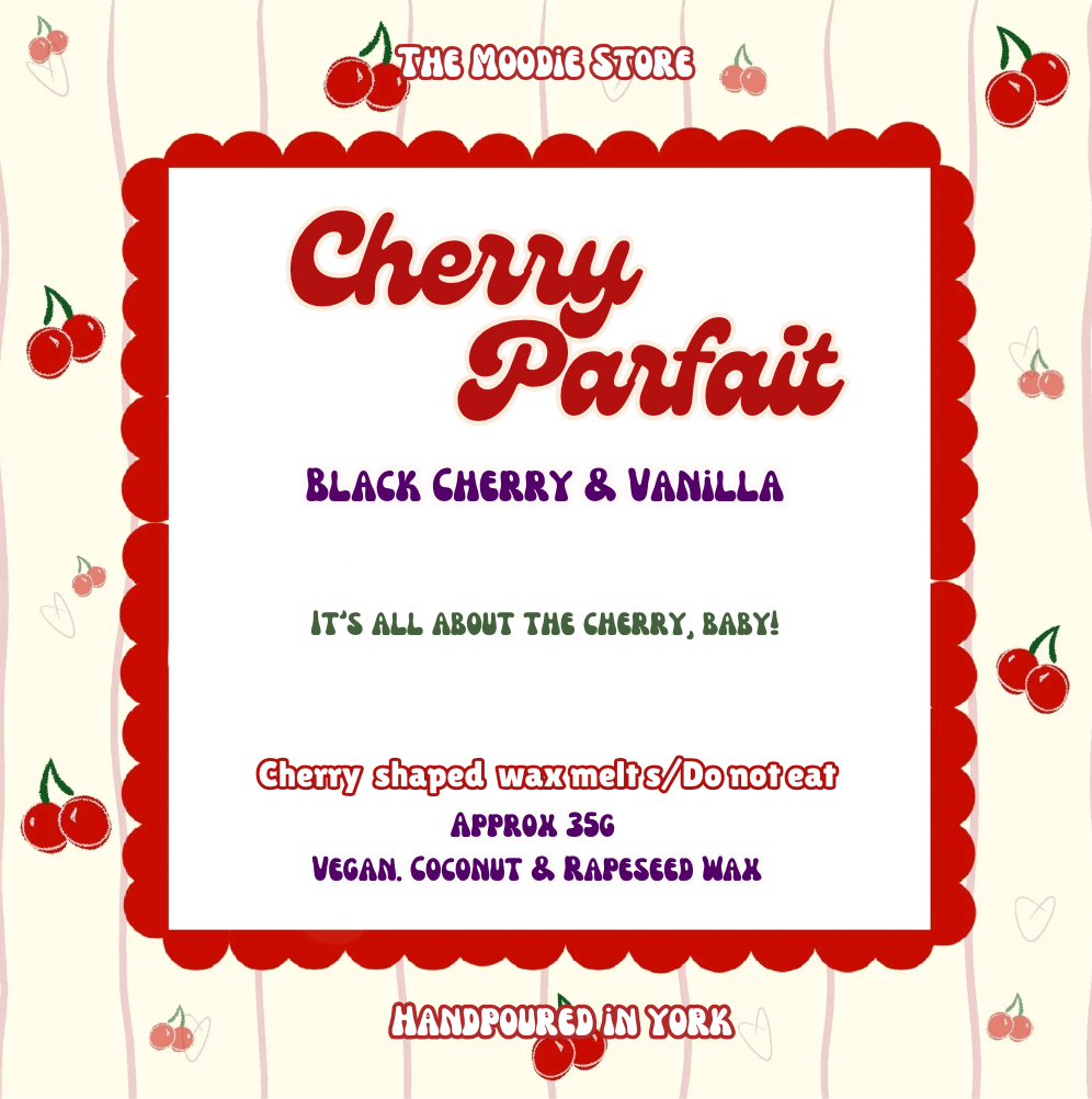Cherry Parfait - Cherry Vanilla fragranced Wax Melts