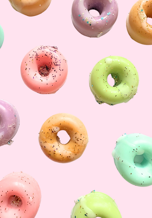 Fun on the Pier - Warm Sugar Donuts & Candyfloss fragranced wax melt shapes