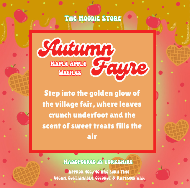Autum Fayre - Maple Apple Waffles fragranced Wax Melts