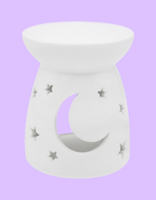Luna Moon Ceramic Wax Melter