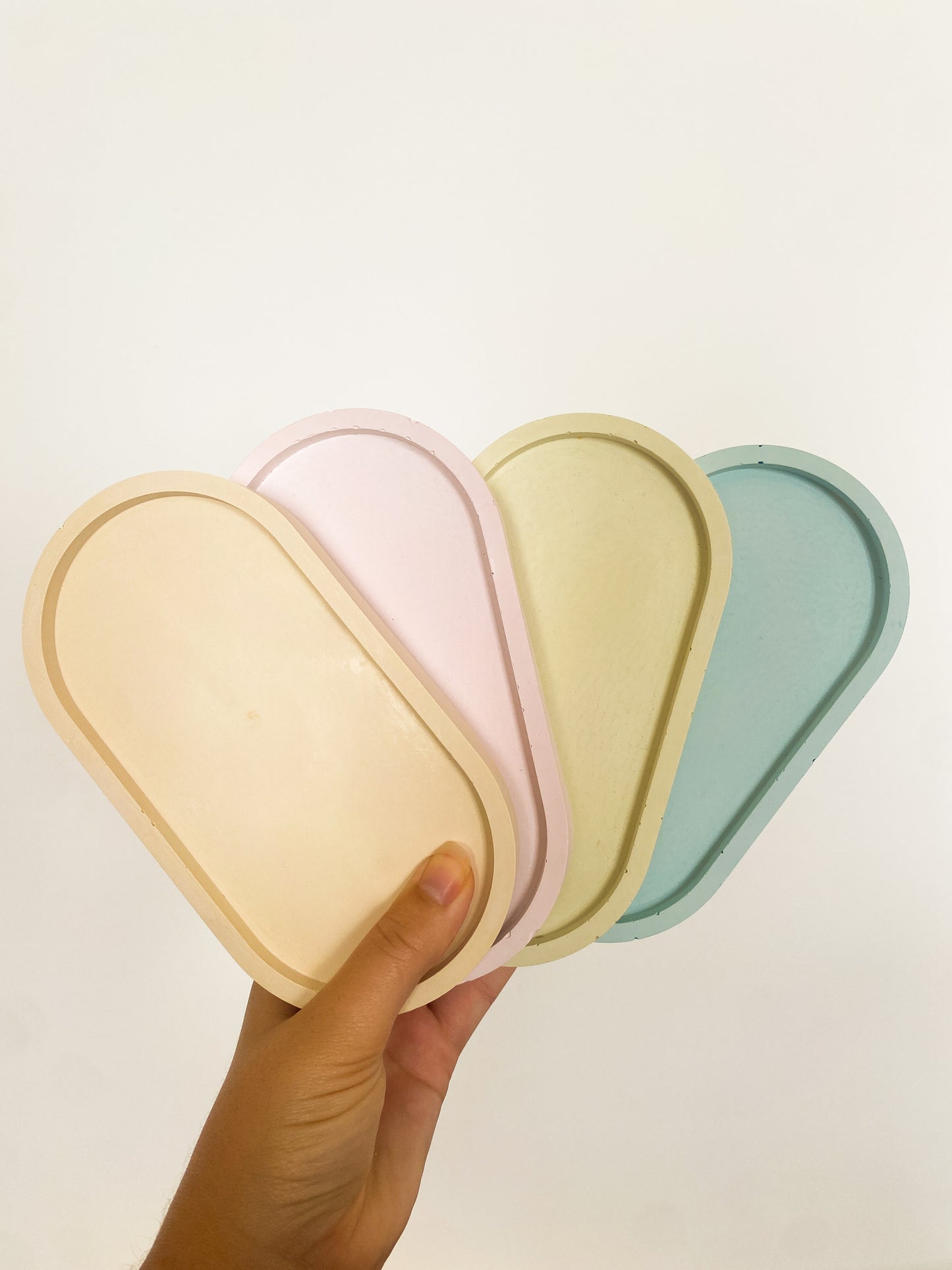 Saffy Pastel Stone Candle Tray