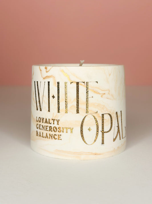 White Opal Premium Soy Wax Candle